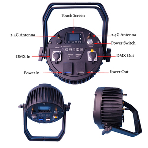 Không thấm nước 12*18 Wát Par rgbwa + UV LED uplights cho trang trí nhà tổ chức sự kiện câu lạc bộ hiệu ứng sân khấu không dây DMX Pin hoạt động - Product Image 5