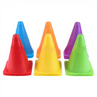 En gros Cône de marquage et d'obstacle pour entraînement de football, patinage, basketball, volleyball, 18 cm (6 pouces), en forme de seau à crème glacée