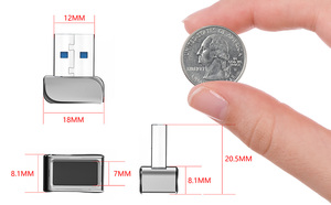 Avanzato lettore di impronte digitali USB per finestre 10/11 accesso di sicurezza computer portatili con le finestre ciao in magazzino - Product Image 5