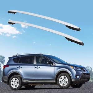 Portaequipajes de techo para coche 4x4 JOESHIER, compatible con Toyota RAV4 2014-2018, barras laterales de aluminio para rieles de techo. - Product Image 5