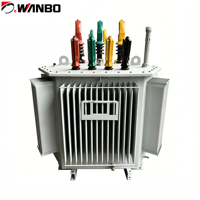 Transformador de Potencia Trifásico de 50/60Hz, Sellado Herméticamente, Lleno de Aceite, con Bobina de Aluminio y Cobre, Bajo Nivel de Ruido, Topología Boost, Wanbo-108