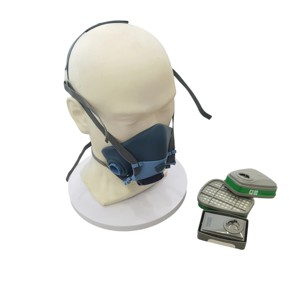 Grosir masker setengah dapat digunakan kembali silikon | <span class=keywords><strong>Respirator</strong></span> asap debu & cat dengan desain lipat untuk pemadam kebakaran - Product Image 6