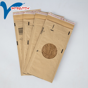 100% tái chế tổ ong <span class=keywords><strong>kraft</strong></span> giấy bưu phẩm bọc bong bóng phong bì phân hủy sinh học <span class=keywords><strong>kraft</strong></span> giấy bong bóng phong bì - Product Image 3