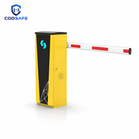 Barrière de circulation à fonctionnement fluide, vitesse réglable, structure anti-collision pour portails d'accès routiers
