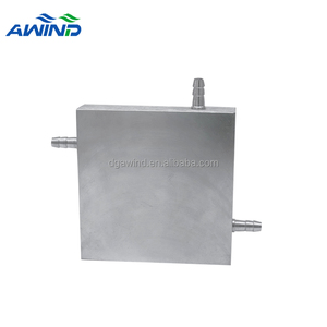 50.4*50mm, 40x40mm, 3 đầu vào và đầu ra nhôm tản nhiệt làm mát chất lỏng tản nhiệt 4090 nước mát <span class=keywords><strong>bloxk</strong></span> mát khối tản nhiệt - Product Image 5