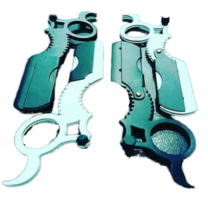 Navaja de Barbero de Acero Inoxidable de Filo Recto para Corte de Pelo Facial, Barba y Cejas, Herramienta Manual de Depilación y Recorte para Peluquero - Product Image 5