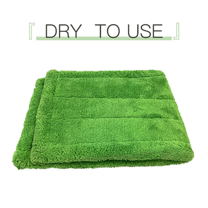 Commercial <b>Mop</b> Heads & Pads <b>Microfiber</b> Damp Flat Replacement Heads Manual Home Use Reusable Durable Green - Product Image 5