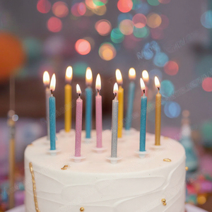 Bougie de gâteau d'<span class=keywords><strong>anniversaire</strong></span> de flamme colorée pour la décoration de fête de festival d'<span class=keywords><strong>anniversaire</strong></span> - Product Image 4