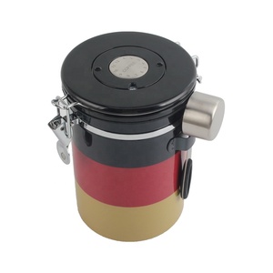 <b>Coffee</b> Storage Jar 1.8L Airtight Stainless Steel Kitchen Food Storage Container <b>Coffee</b> <b>Canister</b> with Spoon - Product Image 3