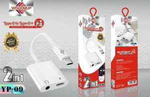 Cable adaptador de audio WSCOMUP tipo C 2 en 1 con conector de 3,5 mm para dispositivos móviles - Product Image 3