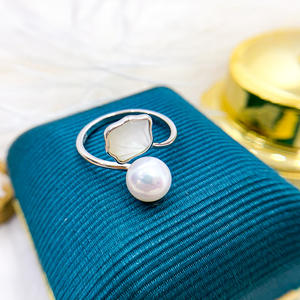 Ensemble de bijoux en argent S925 avec anneau en perles DIY creux avec plusieurs perles de 4-5 mm - Product Image 3