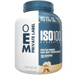 Isolat de protéines de lactosérum, créatine monohydrate, poudre instantanée, complément alimentaire pour adultes, <span class=keywords><strong>10</strong></span> g de protéines, sans gluten, améliore la densité osseuse - Product Image 1