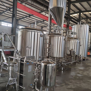 Pequeña máquina de fabricación de cerveza Micro cervecería 300L 500L 1000L 2000L <span class=keywords><strong>5000L</strong></span> PLC controlado equipo de elaboración de cerveza artesanal semiautomática - Product Image 3