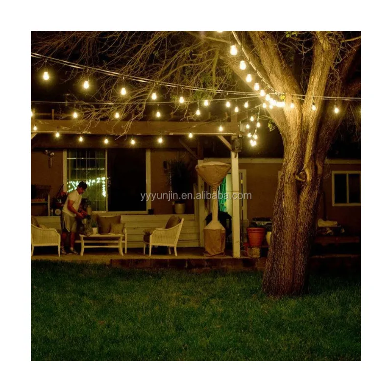 High quality outdoor waterproof wedding decorative party lights led string battery operated for garden patio