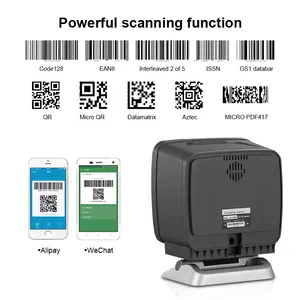 Luckydoor K-929H High Performance 2D Stationary Hands-Free USB Omnidirectional Barcode Scanner Inventory