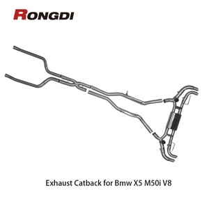ท่อไอเสียสแตนเลส 304 ประสิทธิภาพสูงสำหรับ BMW X5 M50I V8 4.4T ปี 2019-2022 ระบบไอเสียแบบสปอร์ตพร้อมวาล์ว - Product Image 1