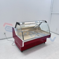 Refroidisseur pour aliments poisson congélateur réfrigération Deli Case refroidisseur Charcuterie et épicerie fine affichage réfrigérateur grand réfrigérateur