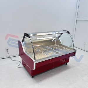 Refrigerador para alimentos Pescado Congelador Refrigeración Deli Case Cooler Charcuterie y <span class=keywords><strong>Delicatessen</strong></span> Display Refrigerador Nevera grande - Product Image 6