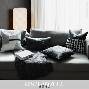 RUIYI نمط هاوندستوث عالي النهاية-غطاء وسادة مربعة فاخرة بجانب السرير - Product Image 2