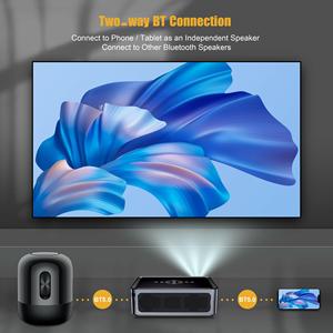 Projecteur Yinzam X1 Pro Full HD Max8K LCD avec Bluetooth et double Wi-Fi et commande vocale IA pour une expérience immersive à domicile - Product Image 4