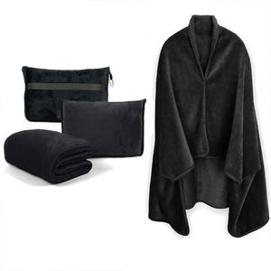 Flannel Warm Multifunctional Shawl Blanket Autumn Winter Student Nap Cover Lazy Quilt Leg and Shoulder Neck Blanket - Product Image 2