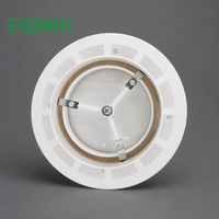 Grille de ventilation murale en plastique imitation porcelaine, diffuseur décoratif rond blanc pour plafond, sortie de climatisation HVAC pour la maison
