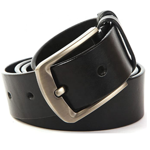 पूर्ण अनाज भारी शुल्क चमड़े पुरुषों ठोस चमड़े के सामान के लिए बेल्ट पुरुषों की बेल्ट - Product Image 3