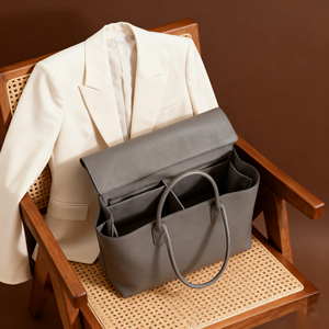 Nhà Sản Xuất Nhà Máy Tùy Chỉnh Phong Cách Tốt Nhất Grey Cognac Da Bé Mẹ Thai Sản Lớn <span class=keywords><strong>Hobo</strong></span> Tote Chéo Cơ Thể Bé Tã Túi - Product Image 3