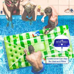 MAKE WAVES <b>Inflatable</b> PVC <b>Pool</b> Game Float with Chess Set 72x36" Adult Use - Product Image 2