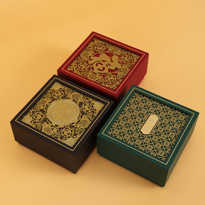 Boîte à <span class=keywords><strong>bijoux</strong></span> SIFOO en gros, personnalisée avec logo, style ancien, avec pompon doré, à couvercle rabattable, pour bracelets et <span class=keywords><strong>bijoux</strong></span> féminins - Product Image 2