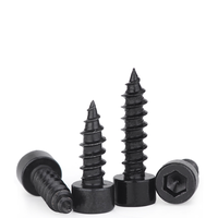 Vis taraudeuses à tête hexagonale en acier au carbone, classe 4.8, 8.8, A325 Gal, oxyde noir, 9200