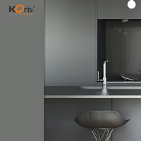 Koris OEM NSF pierre artificielle de qualité haut de gamme grande dalle acrylique comptoir de surface solide dekton gris plan de travail de cuisine comptoir