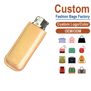 Funda para encendedor de cuero genuino para hombre – Organizador de bolsillo duradero cosido a mano con encanto rústico - Product Image 2