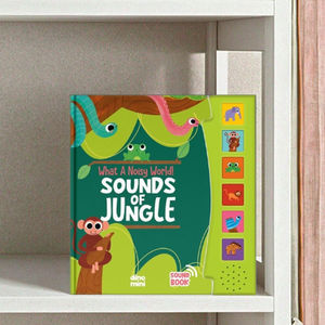 <span class=keywords><strong>Libro</strong></span> con sonido <span class=keywords><strong>de</strong></span> jungla personalizado para niños, aprendizaje <span class=keywords><strong>de</strong></span> inglés con música <span class=keywords><strong>de</strong></span> audio, libros <span class=keywords><strong>de</strong></span> audio <span class=keywords><strong>de</strong></span> cartón para niños para bebés - Product Image 5