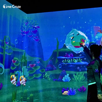 Touch 3D Playhouse Alive, Juego Educativo de Proyección, Pared de Dibujo Animada Digital para Niños, Sistema de Pintura Interactiva para Niños