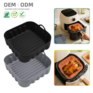 2026 Hot Sale BPA Free Food Safe <strong>Air</strong> <strong>Fryer</strong> <strong>Silicone</strong> Pot Heat Resistant Easy Cleaning Non Stick Dishwasher Safe Liner <strong>Basket</strong> - Product Image 1