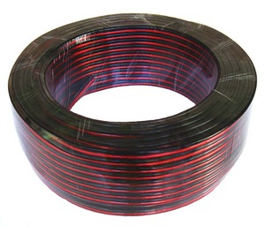 Top bán 18 AWG màu đen và đỏ Hifi Cáp loa - Product Image 3