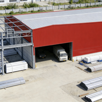 Structure en acier préfabriquée, service tout-en-un, structure de bâtiment en métal, bâtiment en structure acier préfabriquée