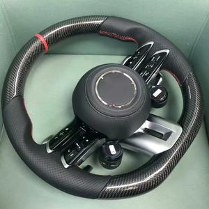 พวงมาลัยปรับแต่งได้สำหรับ W206เมอร์เซเดสเบนซ์ AMG C E S G-Class W214 W222 G500 G55 G63 <span class=keywords><strong>S500</strong></span>คาร์บอนไฟเบอร์ - Product Image 4