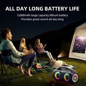 F29แบบพกพา120W ลำโพง BT พลังสูง IPX7ลำโพงแสงสี RGB กันน้ำซับวูฟเฟอร์ไร้สายสเตอริโอรอบทิศทาง TWS FM - Product Image 6