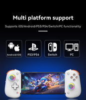 Manette sans fil D8pro, manette de jeu extensible, lecteur de jeu portable pour PC, Android, iOS, Switch, PS3, PS4