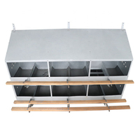 Nichoir pour poules pondeuses 12/24 trous, poulailler, boîte à nids pour poules, nid à œufs