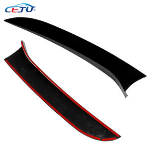 1 ensemble d'autocollants <span class=keywords><strong>de</strong></span> spoiler <span class=keywords><strong>de</strong></span> <span class=keywords><strong>toit</strong></span> arrière noir brillant, <span class=keywords><strong>garniture</strong></span> <span class=keywords><strong>de</strong></span> spoiler arrière, aileron arrière pour Volkswagen <span class=keywords><strong>Golf</strong></span> <span class=keywords><strong>6</strong></span> MK6 Variant Wagon - Product Image 4