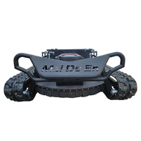 Longjie 764-90A tondeuse à gazon sans fil industrielle tout Terrain 4 temps bricolage Agriculture chenilles en caoutchouc Robot télécommandé