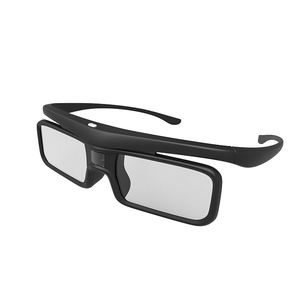 Shopify <span class=keywords><strong>Agent</strong></span> <span class=keywords><strong>de</strong></span> livraison directe Lunettes 3D modernes noires actives pour la maison Lunettes ABS DLP Obturateur Lunettes 3D - Product Image 1