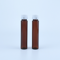 Bouteille de liquide oral tubulaire pharmaceutique en plastique de qualité alimentaire de 30ml Bouteille en PP Bouteille en plastique à long tube avec couvercles inviolables