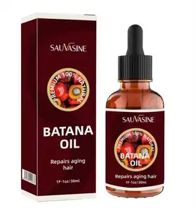 Sauvasine批发OEM有机促进头发健康，增强头发和皮肤光泽巴塔纳油有机健康头发
