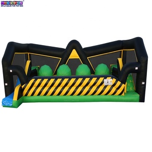 14x5m đôi làn người lớn WIPEOUT bơm hơi lớn Baller được sử dụng cho khóa học tấn công bơm hơi từ nhà máy bơm hơi - Product Image 6