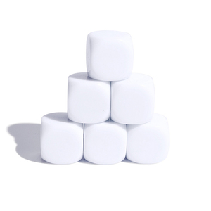 Các loại màu sắc tự làm sáu mặt 16mm 20mm trống Acrylic xúc xắc khối D6 xúc xắc cho trò chơi hội đồng quản trị - Product Image 4