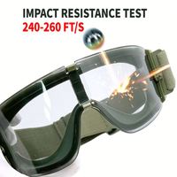 Masque de paintball Yijia, masque d'airsoft, masque de protection pour Halloween, jeux de tir BBs CS, lunettes de protection, masque noir pour moto et ski